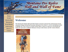 Tablet Screenshot of montanaprorodeo.org